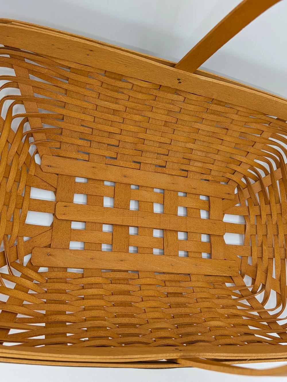 Longaberger 2000 Collectors Club Spring Meadow Basket/Liner/Protector/Tie-On